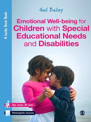 cover image of Emotional Well-being for Children with Special Educational Needs and Disabilities